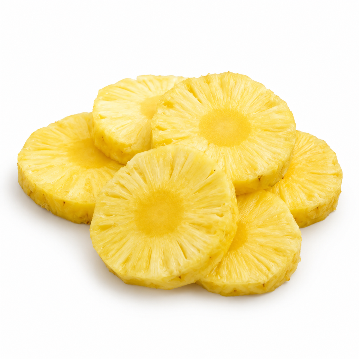 Fresh-cut Nagaland Kew pineapple slices, ready to eat - Beybey Farms